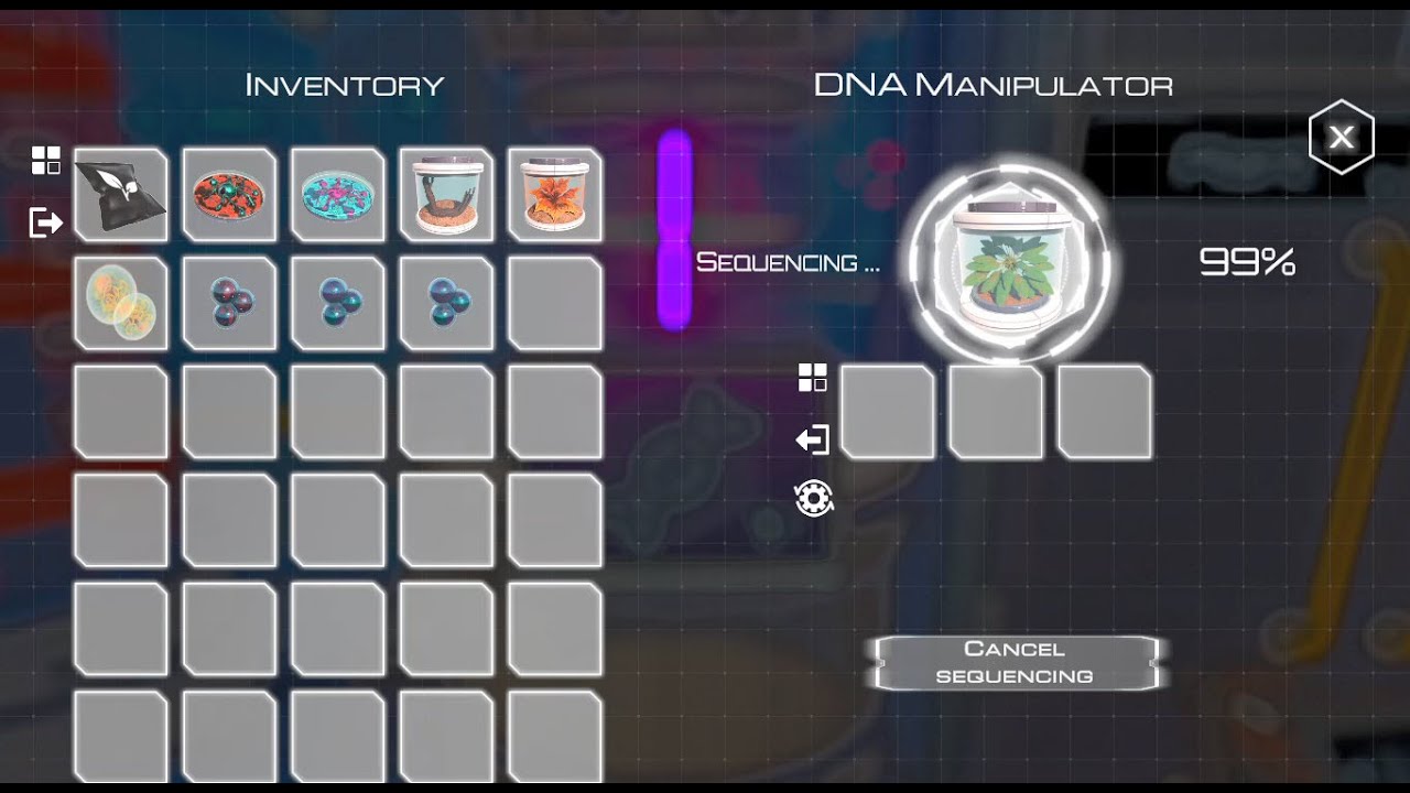 The Planet Crafter / DNA Manipulator - Crafting from nothing (bug)