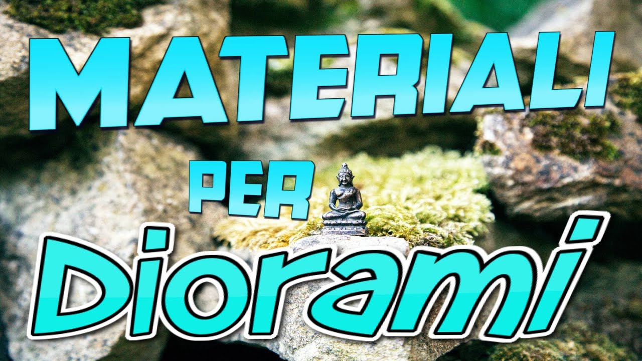 I materiali per diorami [#animeknow]