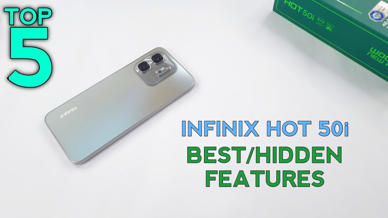 Infinix HOT 50i Top 5 Best/Hidden Features | Secret Tips Tricks Of Hot 50i