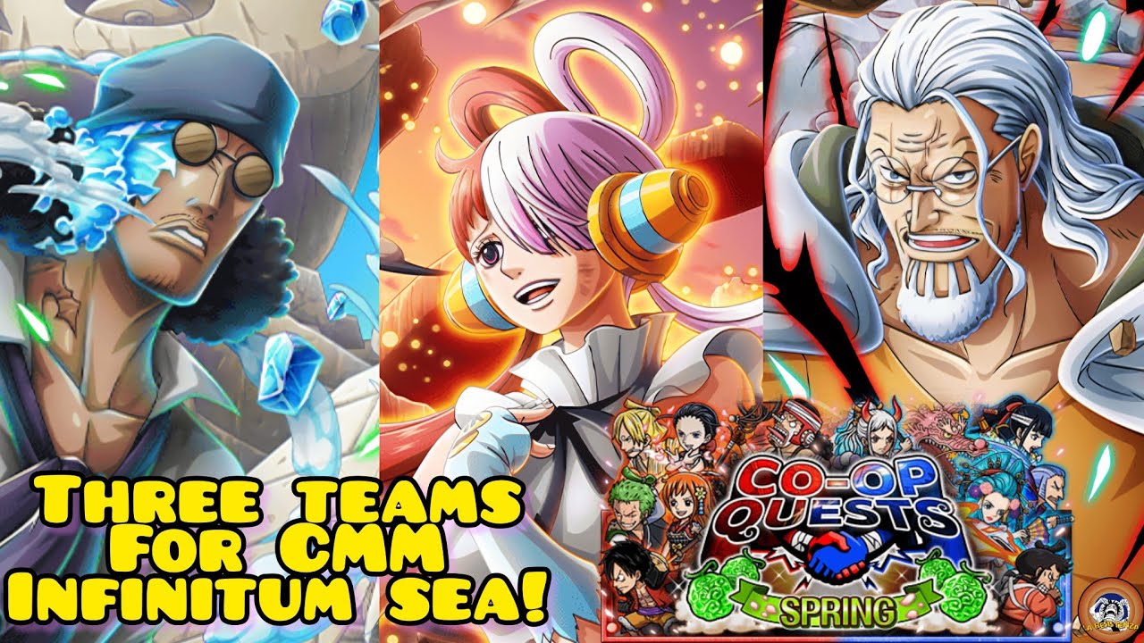Three teams for the NEW DEX/QCK/PSY CMM INFINITUM SEA! CO-OP SPRING EDITION 2025! [OPTC]
