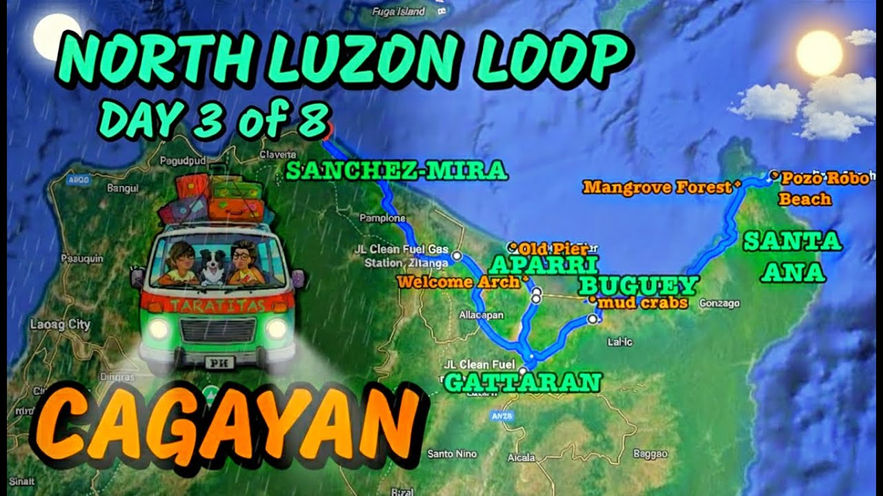 North Luzon Loop Day 3/8 🗺️ Exploring Cagayan 🚗 overlanding road trip 🇵🇭 food, market & scenic views