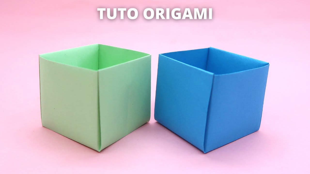 Comment faire une boite en papier - Origami Facile TUTO