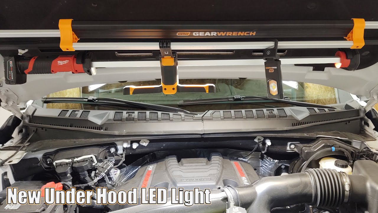 GEARWRENCH Rechargeable Wing Light with Underhood Rack 83350 & Compact Work Light 83352 Review
