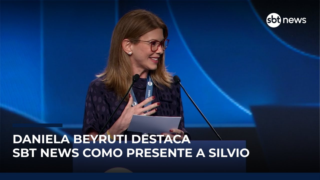 Daniela Beyruti destaca canal SBT News como presente a Silvio Santos