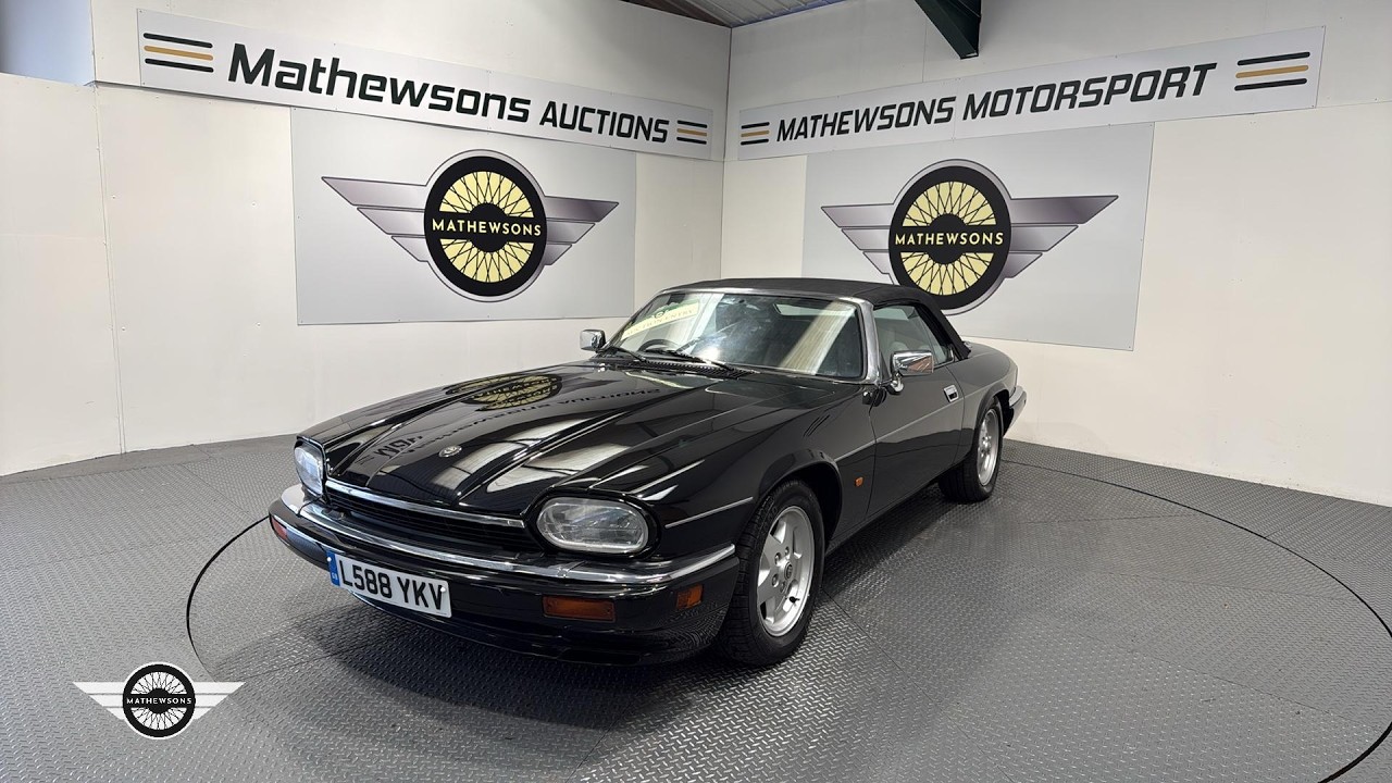 1994 JAGUAR XJ-S CONVERTIBLE AUTO | Mathewsons Classic Cars | Auction: 15, 16 & 17 April 2026