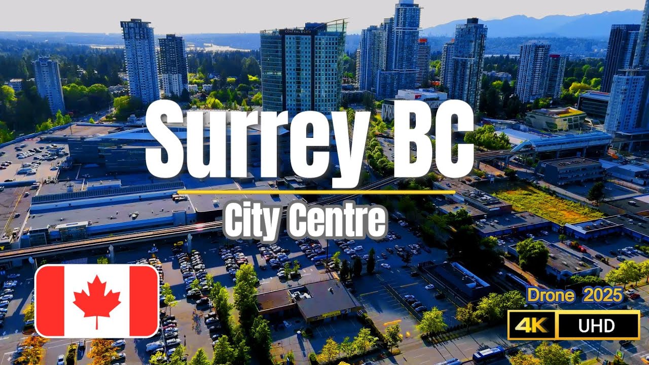 Surrey BC Canada Drone 4K