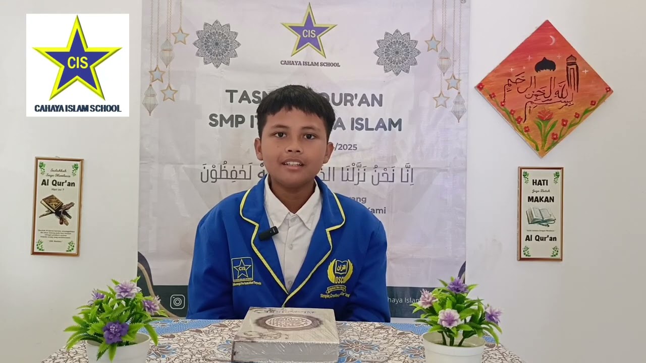 TASMI' AL QUR'AN T.A 2025/2026 QS AL QIYAMAH 20-40 & QS AL INSAN OLEH HAFIZH ADITIYA KELAS 8
