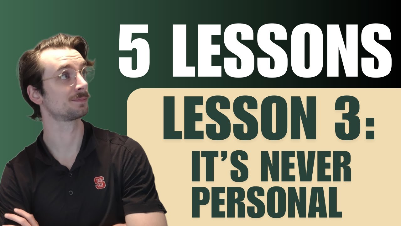 These 5 Lessons From My Job Changed My Life!