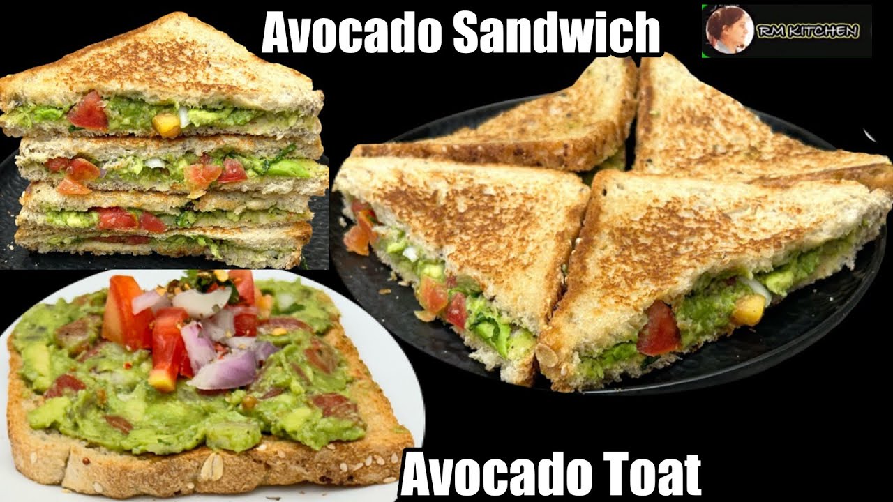 Amazing Avocado Toast /Sandwich Recipe/एवोकाडो हेल्दी रेसिपी/ Avocado Recipe For Tiffin & Breakfast