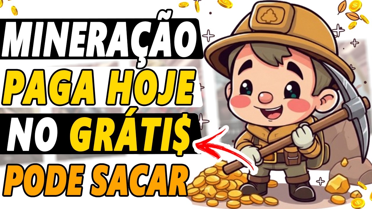 JOGO MINERAÇÃO JÁ PAGA TODO DIA! Como GANHAR no MINEGRAM no GRÁTIS