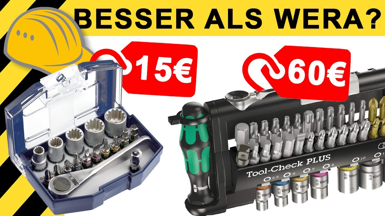 15€ BILLIG WERKZEUG besser als 60€ WERA TOOLCHECK? 25 WERA ALTERNATIVEN! | WERKZEUG NEWS 139