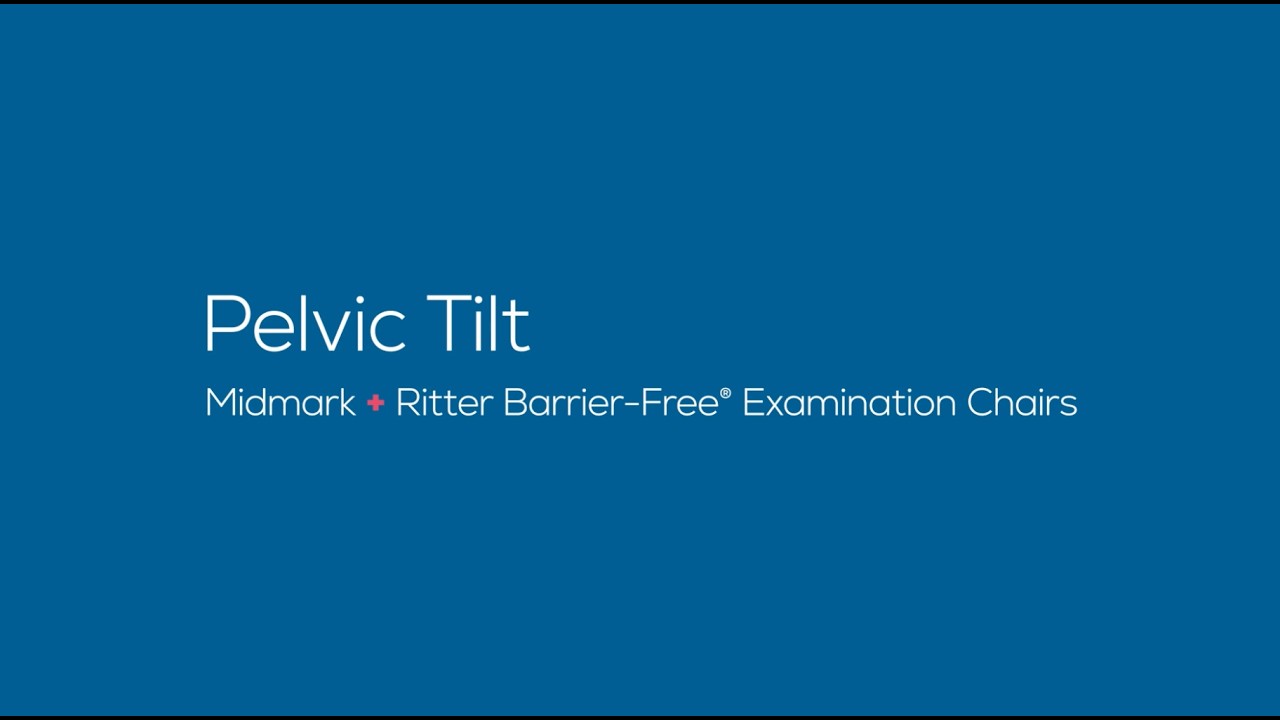 Медицинские кресла Midmark и Ritter Barrier-Free&reg;: наклон тазовой секции