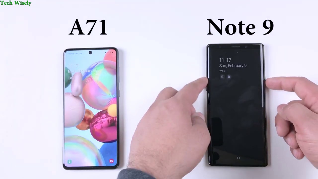 SAMSUNG A71 vs Note 9 | Speed Test Comparison