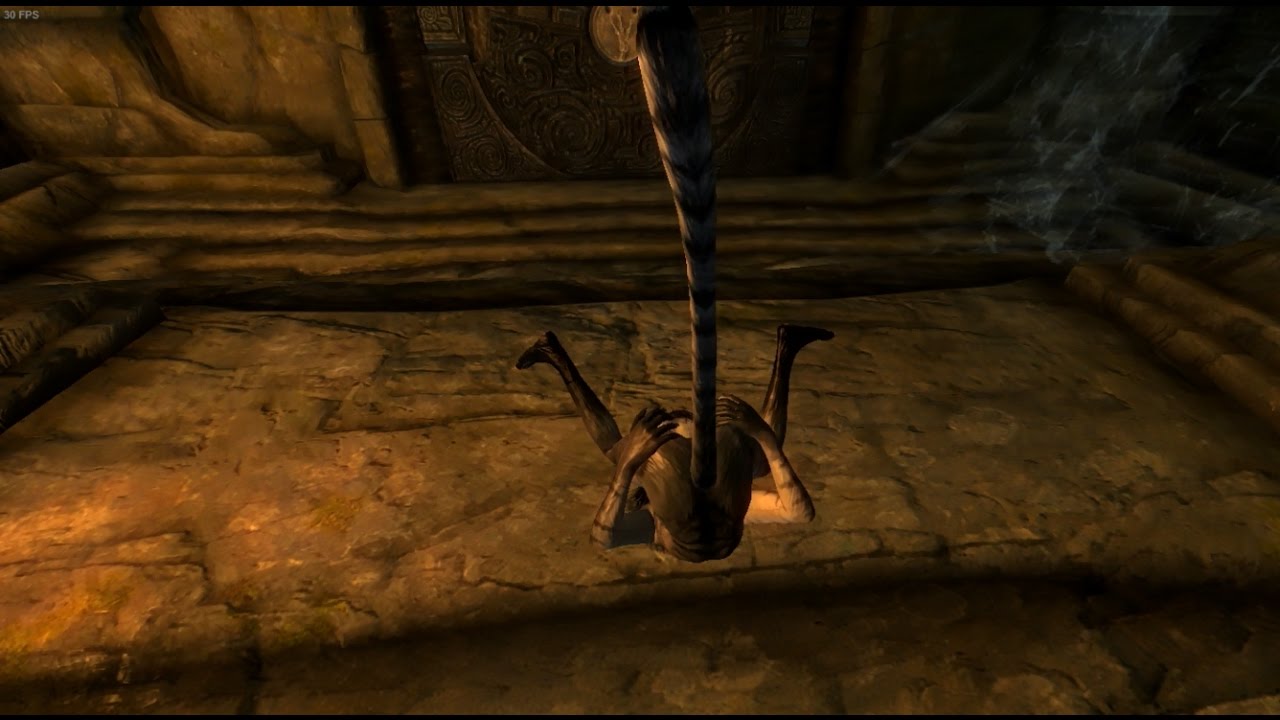 Skyrim devourment Feral Khajiit Devourment Part 2 [bleaks fall barrow]