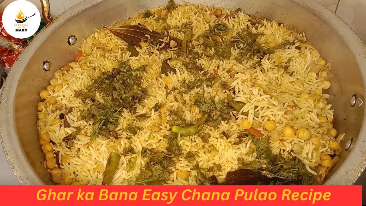 Kabuli Chana Pulao Recipe | Easy Home Cooking | Restaurant Style Pulao