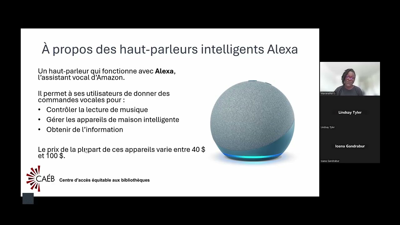 Premiers pas avec la skill de Lecture Accessible Canada: écouter les livres audio du CAÉB avec Alexa