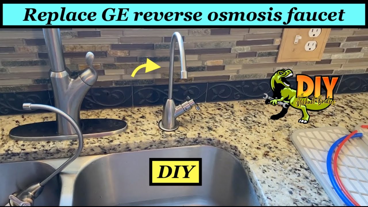 Replace reverse osmosis faucet - FAST & EASY!