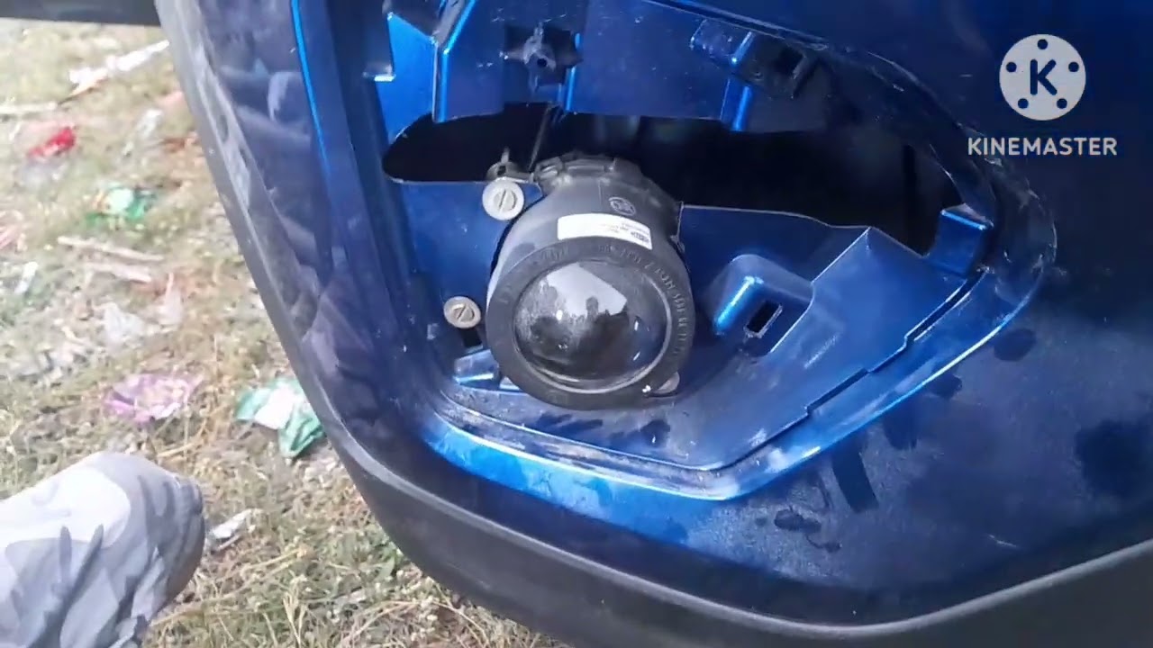 Renault Triber 60mm projector  Hella fog lamp module  complete installation