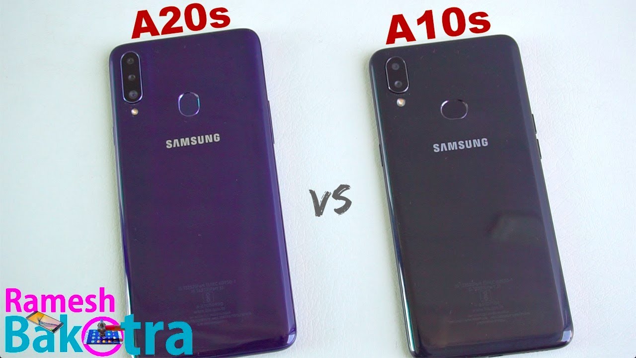 Samsung Galaxy A20s vs A10s SpeedTest and Camera Comparison