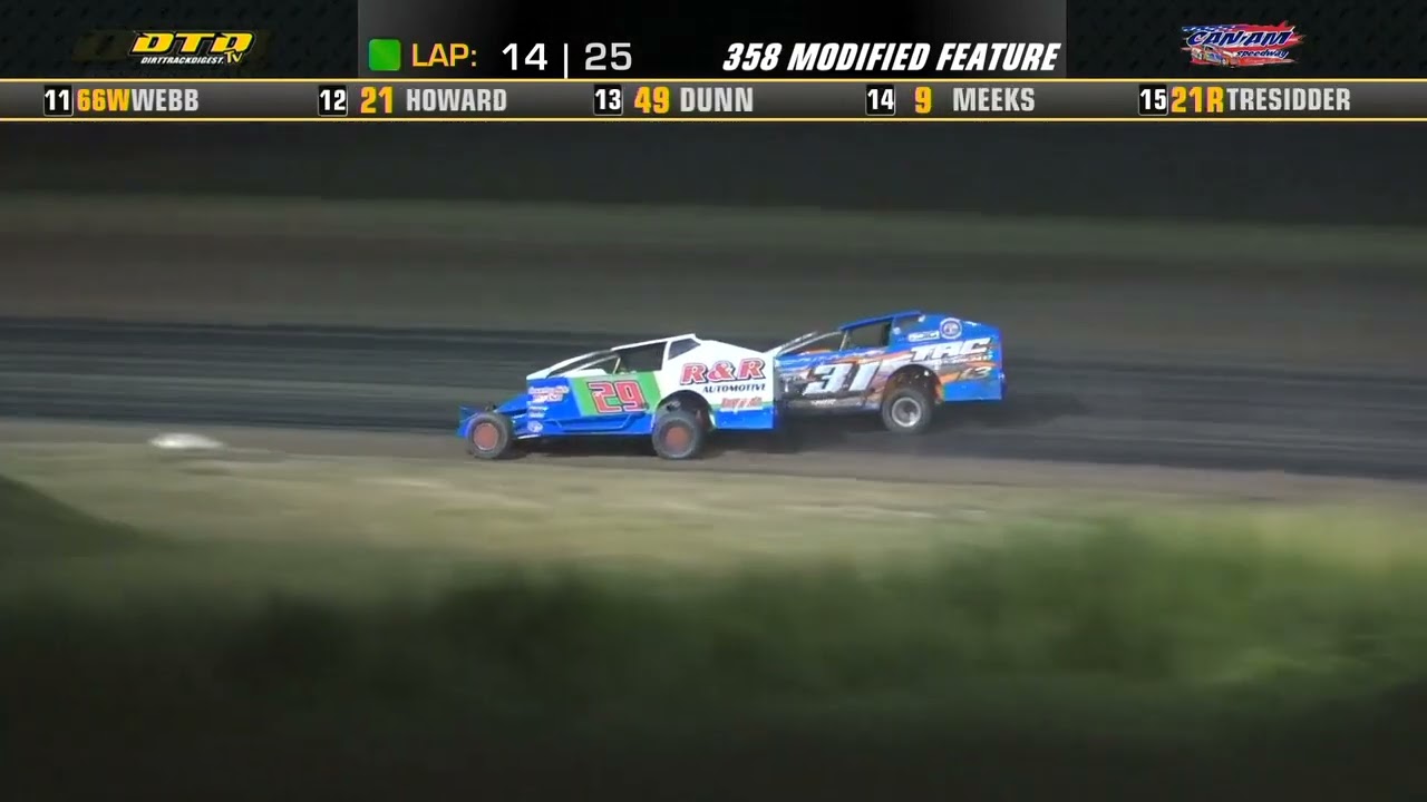Can-Am Speedway | DIRTcar 358-Modified Feature Highlights | 7/15/22