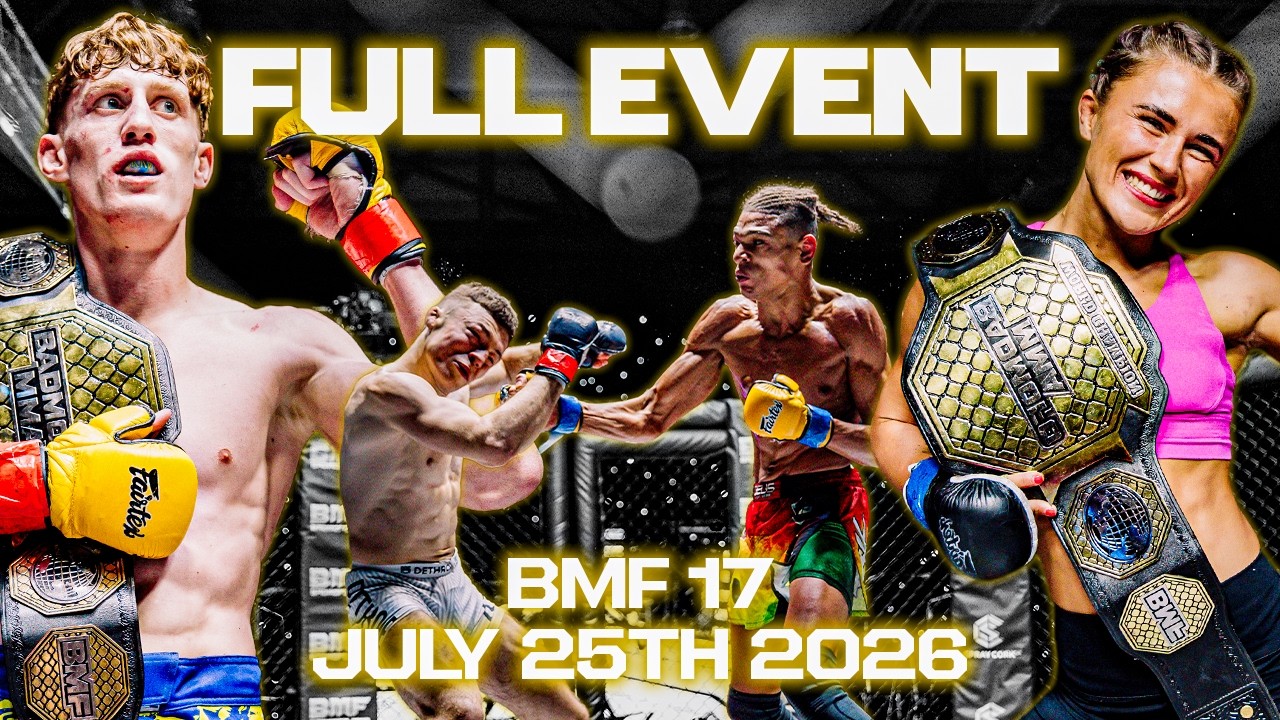 FULL MMA EVENT 🔥 | BMF MMA 17 | 7 Title Fights | &pound;5000 Tournament Finals