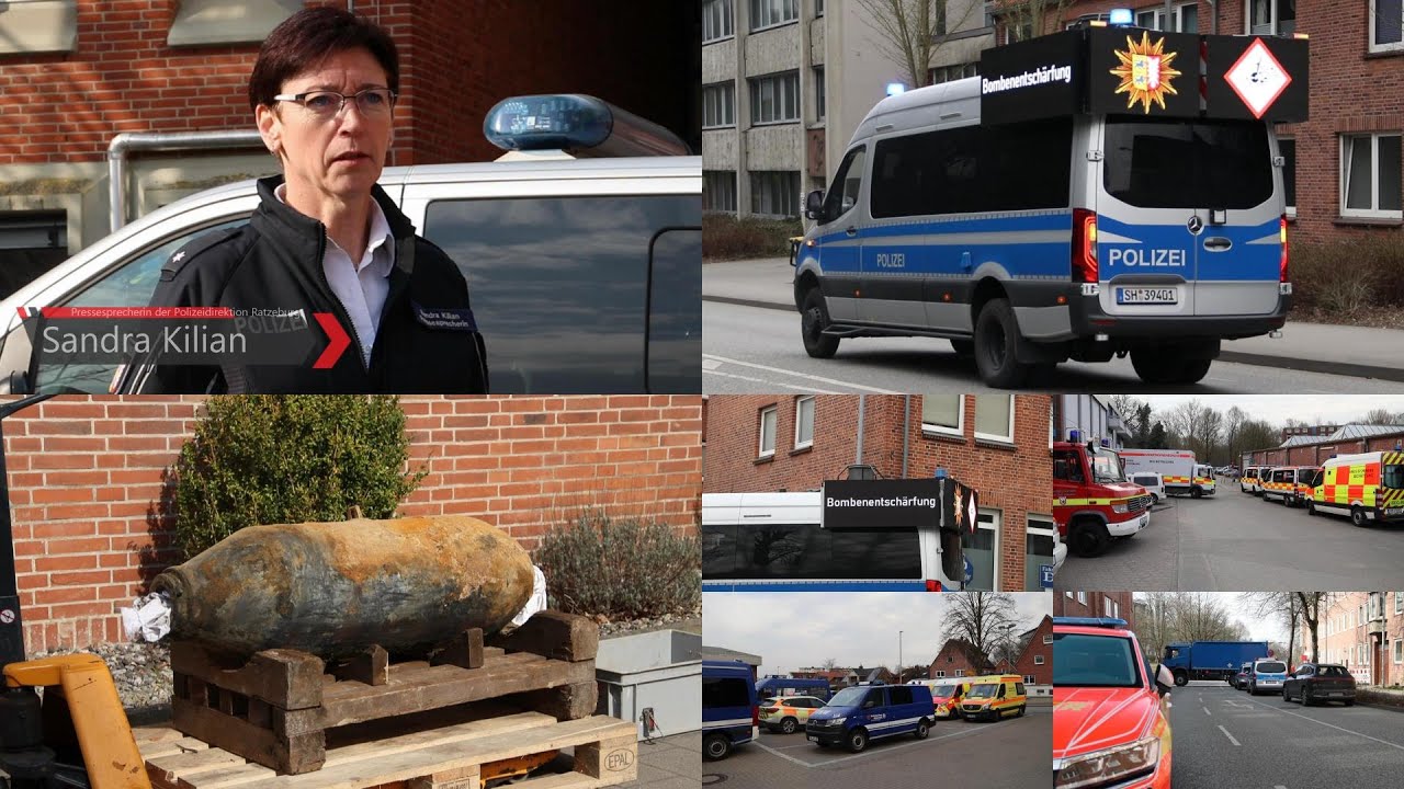 💣[THKMF] Bad Oldesloe Fliegerbombe wurde erfolgreich entschärft