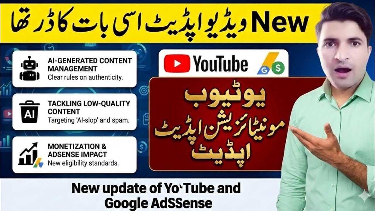 YouTube CEO Big Announcement Channel, Adsense & YT Update Ai faceless channel 