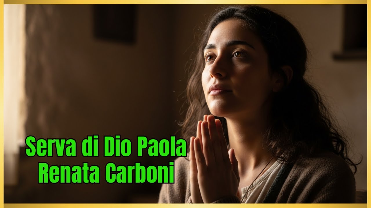😱Serva di Dio Paola Renata Carboni – Cresciuta Senza Dio, Scelse la Fede