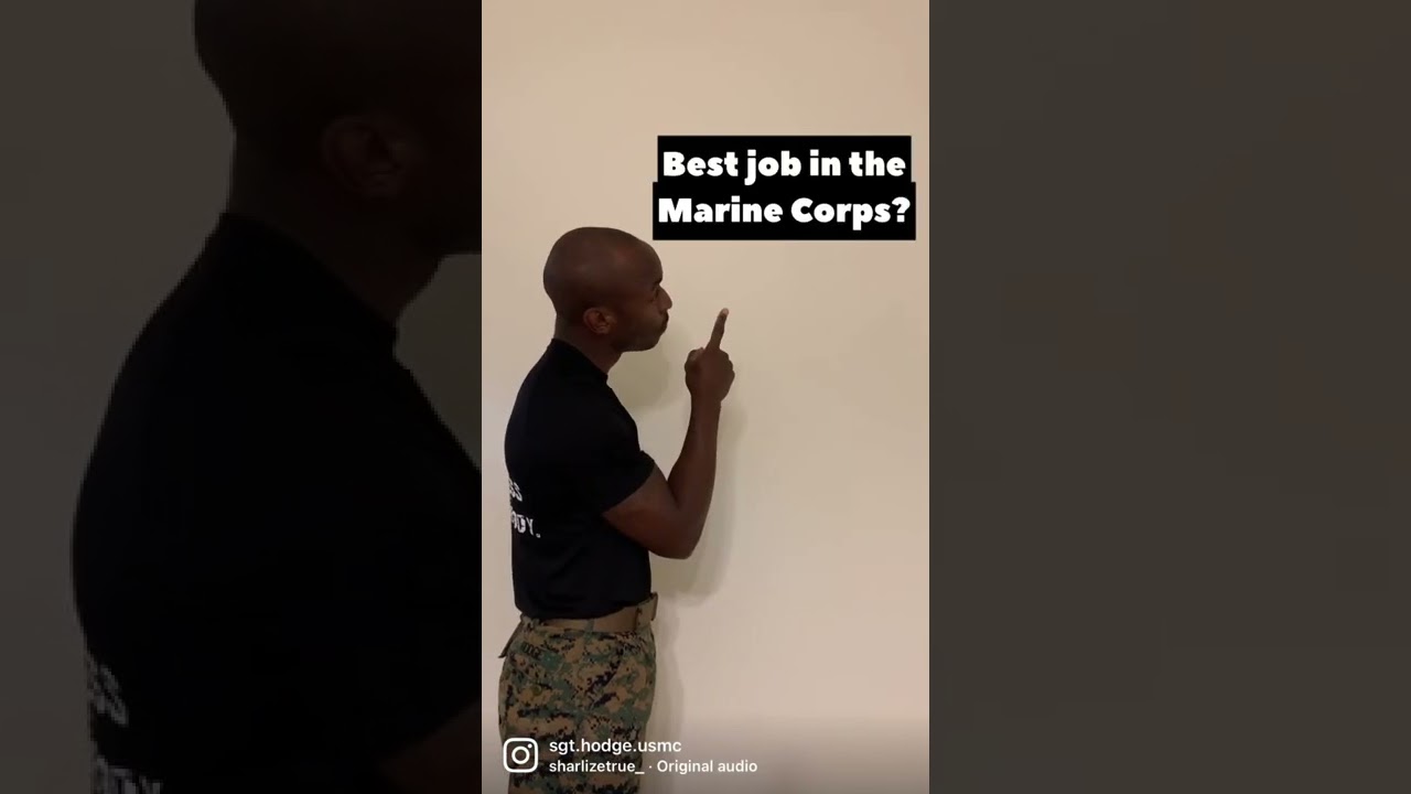 What Is The Best Job In the Marine Corps? #shorts