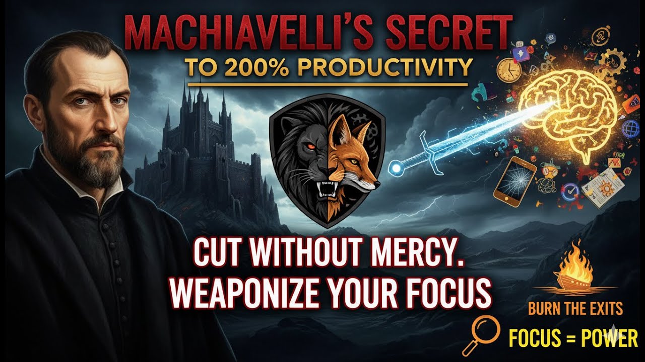 Become Undistractable: Machiavelli&rsquo;s Secret to 200% Productivity || Truth Lens Stories
