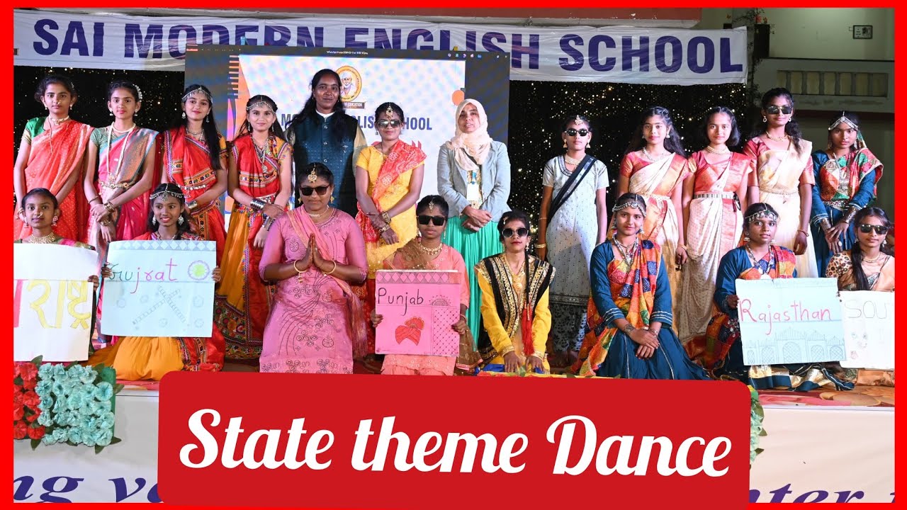 State theme Dance by class 8