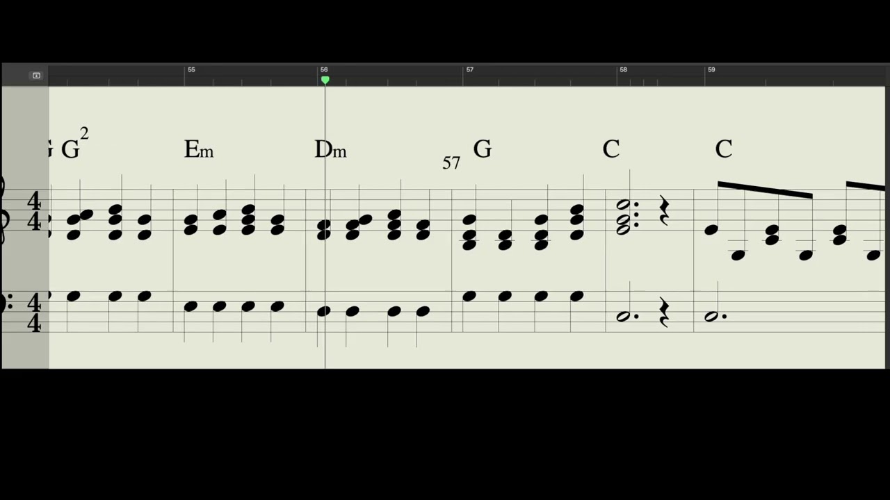 Chords Progression in C Major