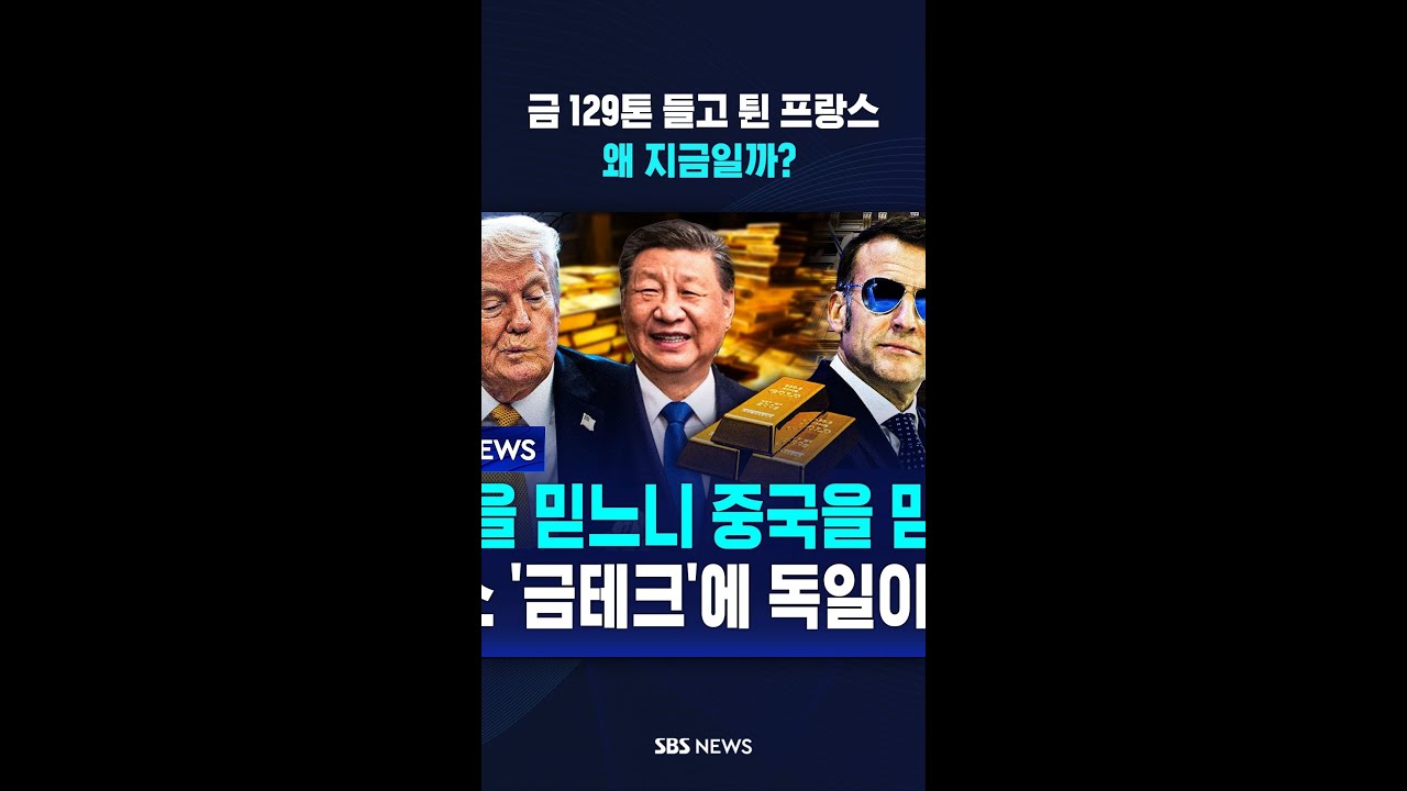 금 129톤 들고 튄 프랑스..왜 지금일까? #shorts