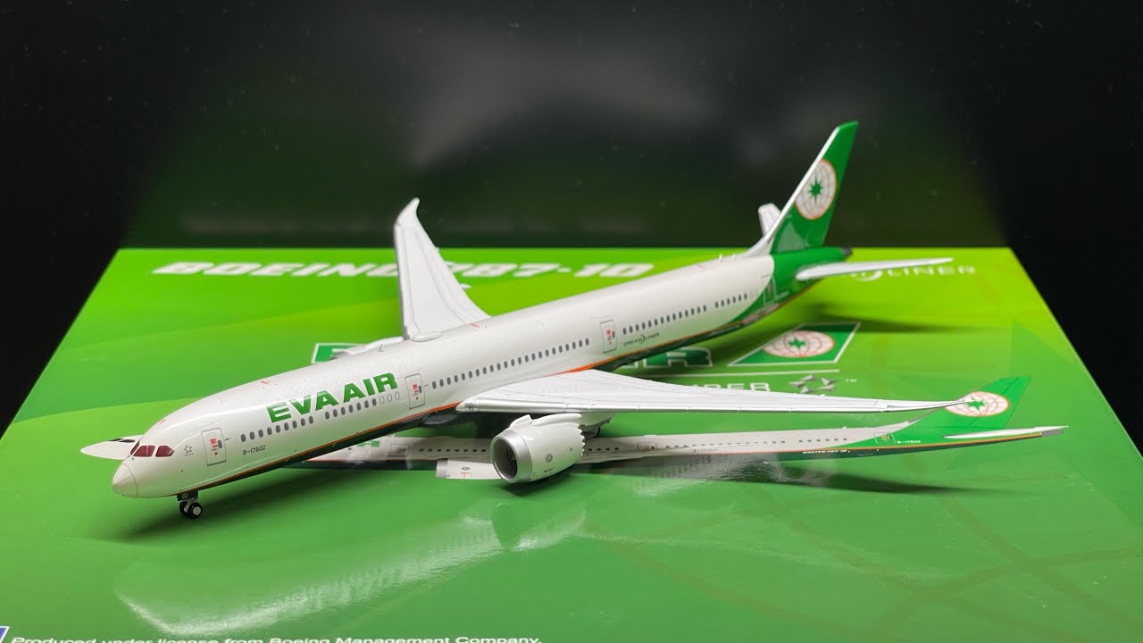 #72: JC Wings 1/400 Boeing 787-10 Eva Air