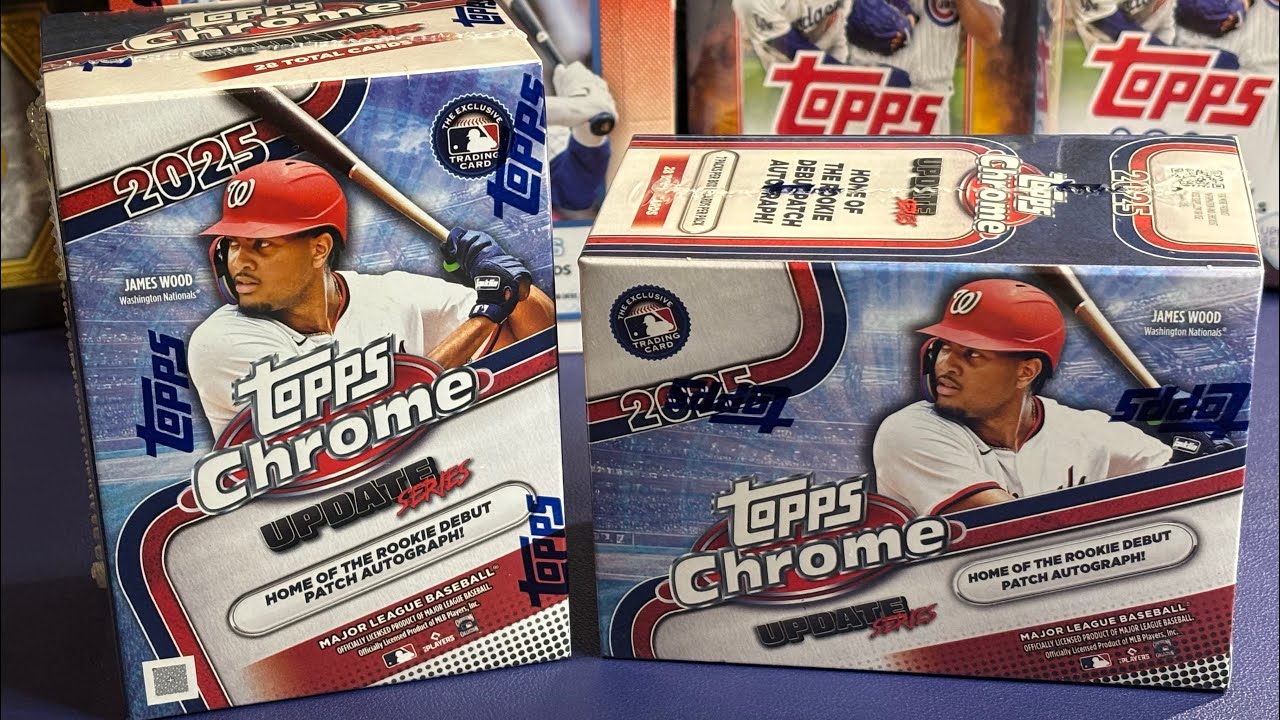 👀 Blaster Box (2) = Kurtz + 2 #’d…2025 Topps Chrome Update!