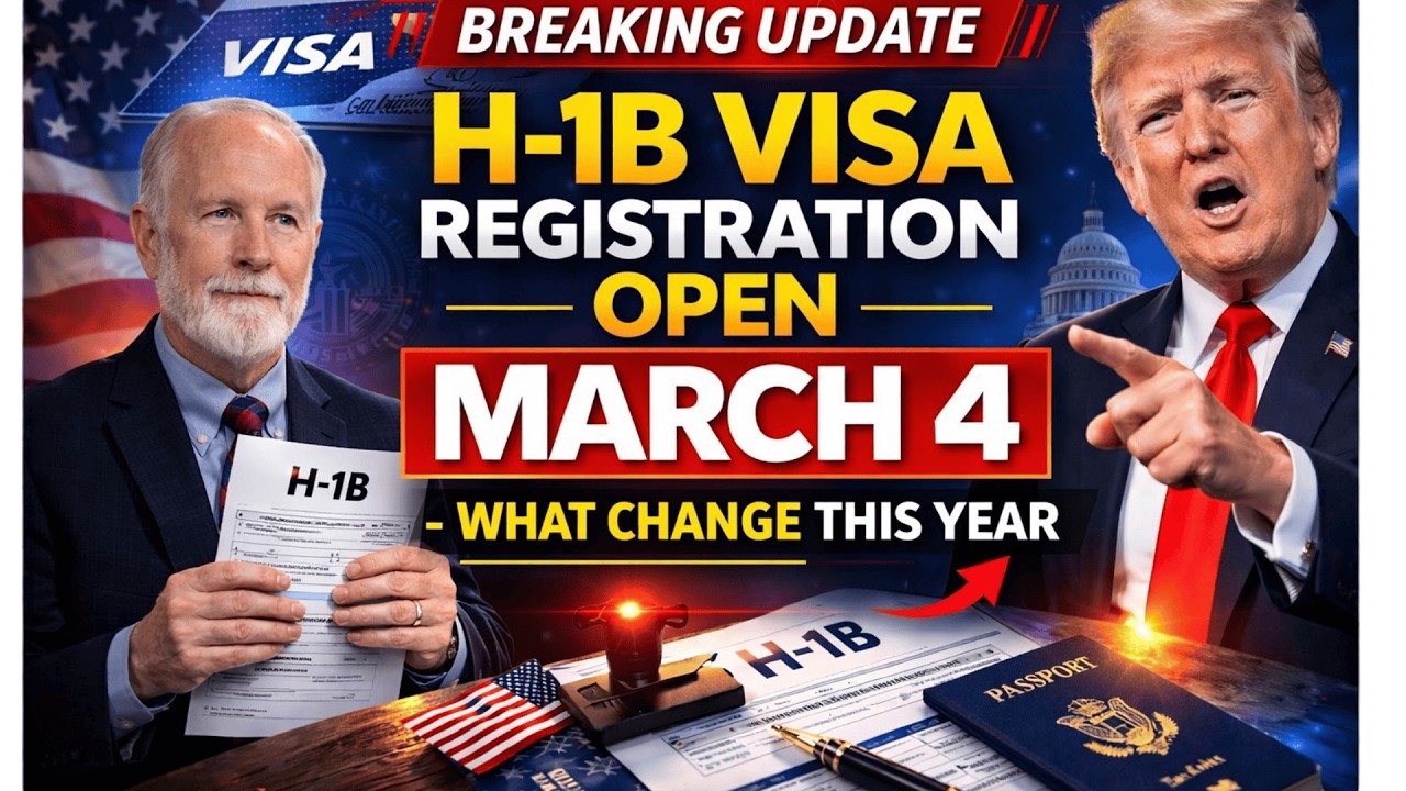 BREAKING UPDATE: H-1B Visa Registration Open March 4 &mdash; What Changes in 2026