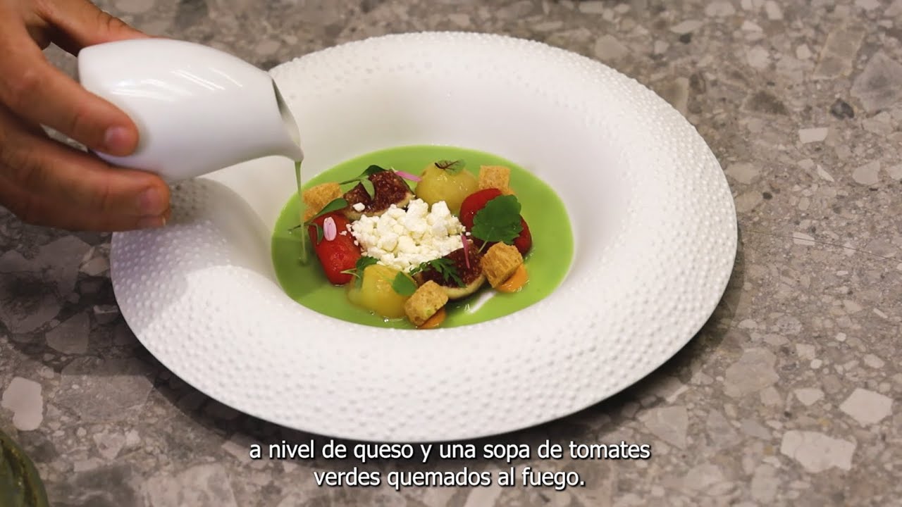 Receta CANCOOK ensalada con sopa de tomates