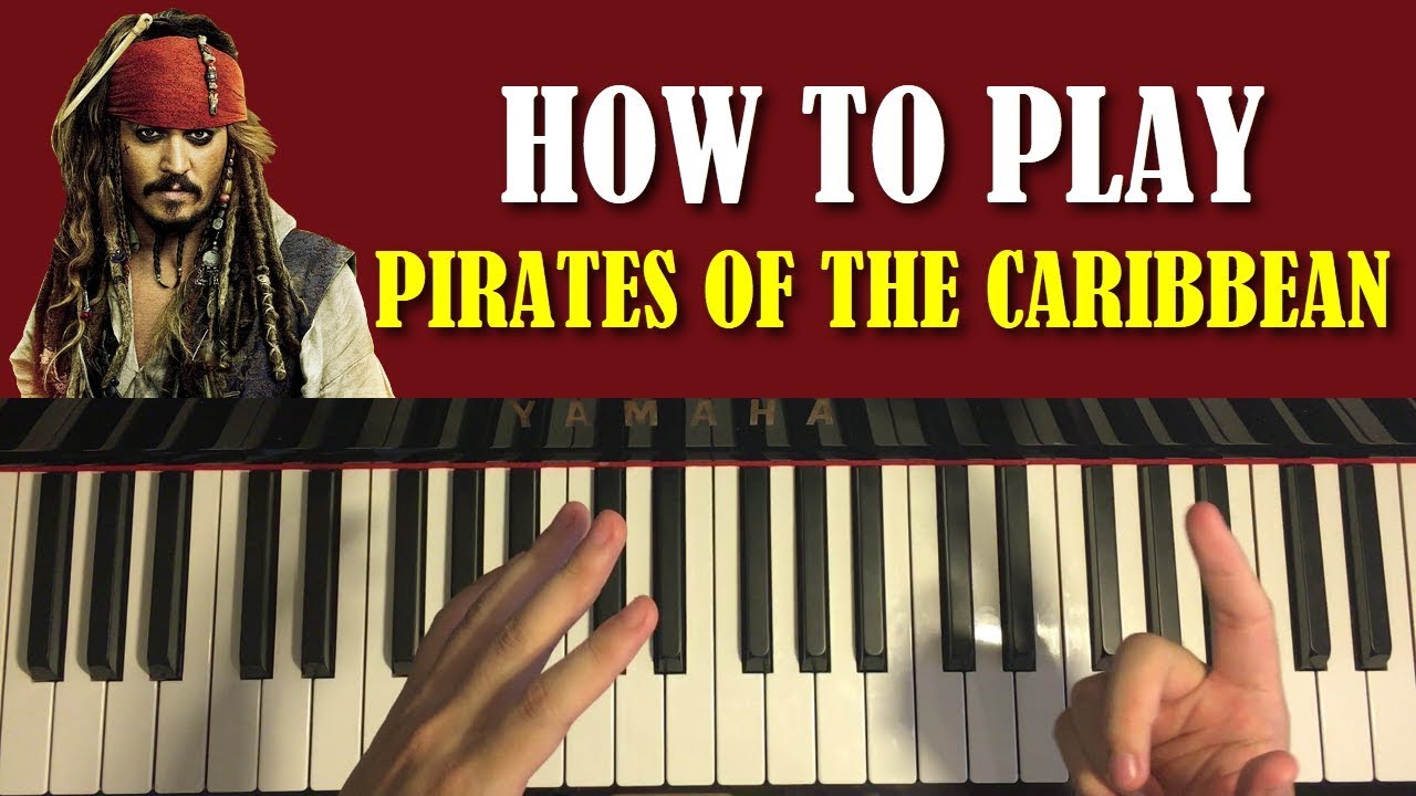 HOW TO PLAY - Pirates Of The Caribbean Theme (Piano Tutorial Lesson)
