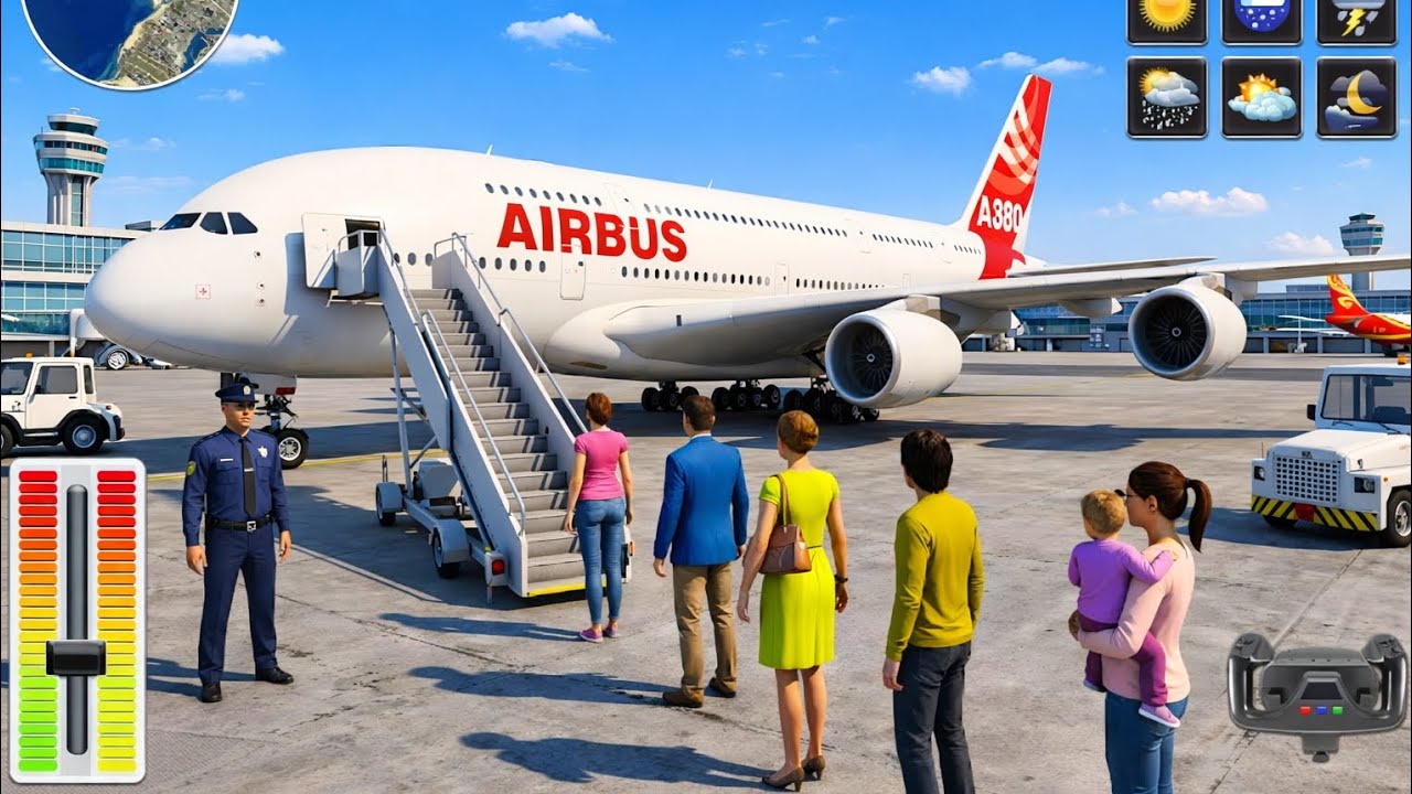 Flight Airplane City Pilot Simulator - Plane Boeing Emergency Landing - Android Gameplay