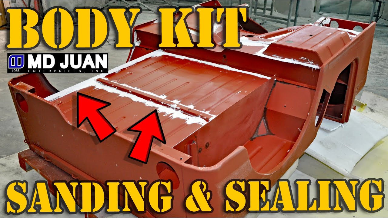 Restore your Willys Jeep | Sanding and Sealing the MD JUAN Body Kit |&nbsp;M38A1
