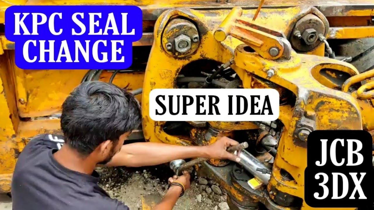 JCB 3DX KPC Seal Change 🔥 जेसीबी 3DX का सील चेंज करने का सबसे आसान तरीका 🔥Backhoe Loader Repair,