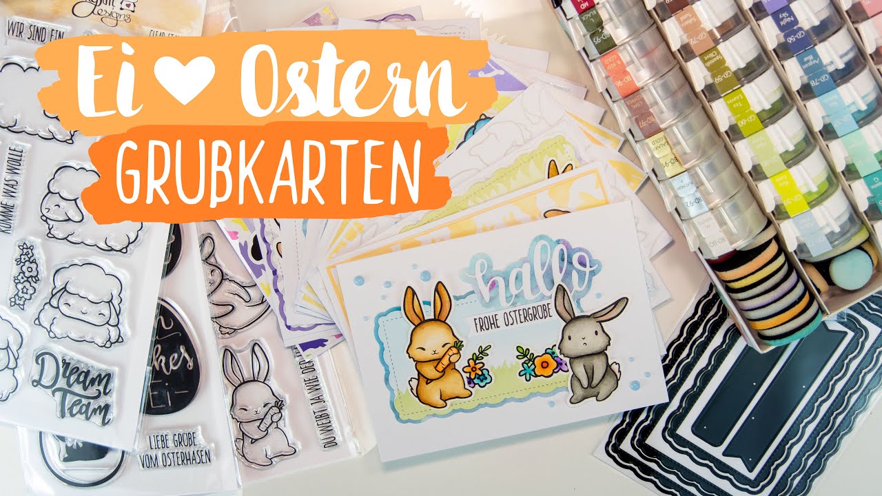1 Kollektion 15 Grußkarten | Ei ♥ Ostern | Sammyfim
