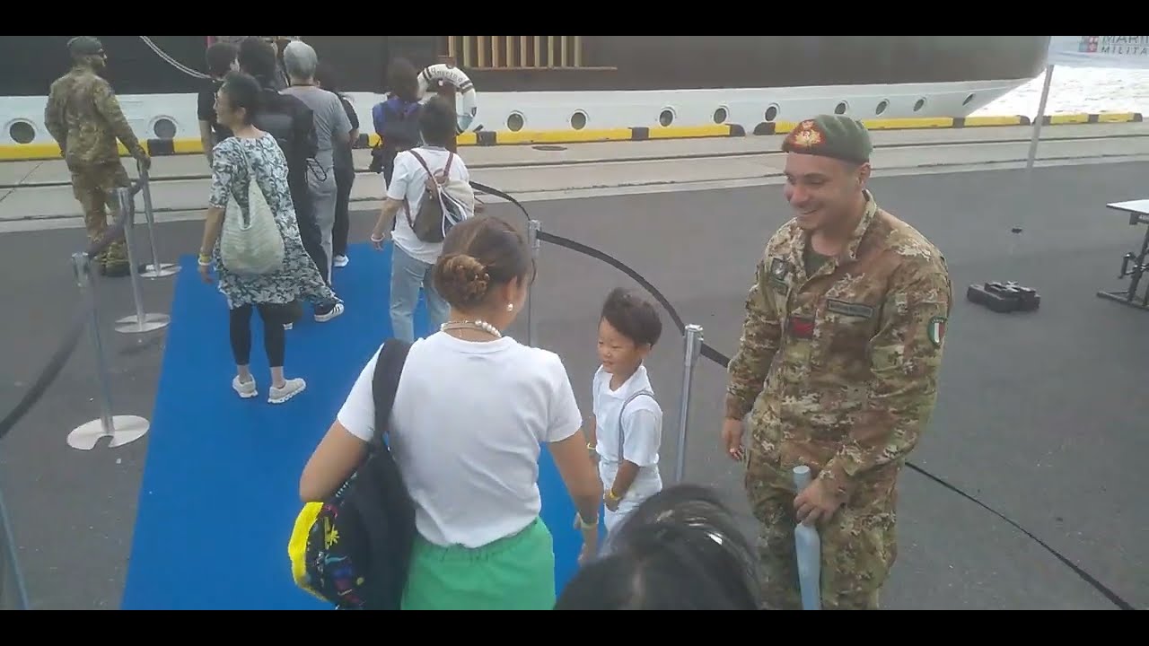 イタリア海軍 帆船 アメリゴ・ベスプッチ20240826東京で一般公開Amerigo Vespucci in Tokyo Japan 240826 165922