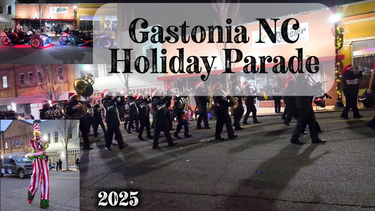 Gastonia NC Christmas Parade 2025 POV | North Carolina #christmasparade #northcarolina #gastonianc 
