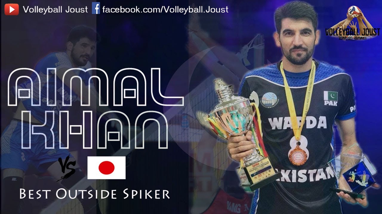 Aimal Khan against Japan Toray (Best Outside Spiker) 2018.