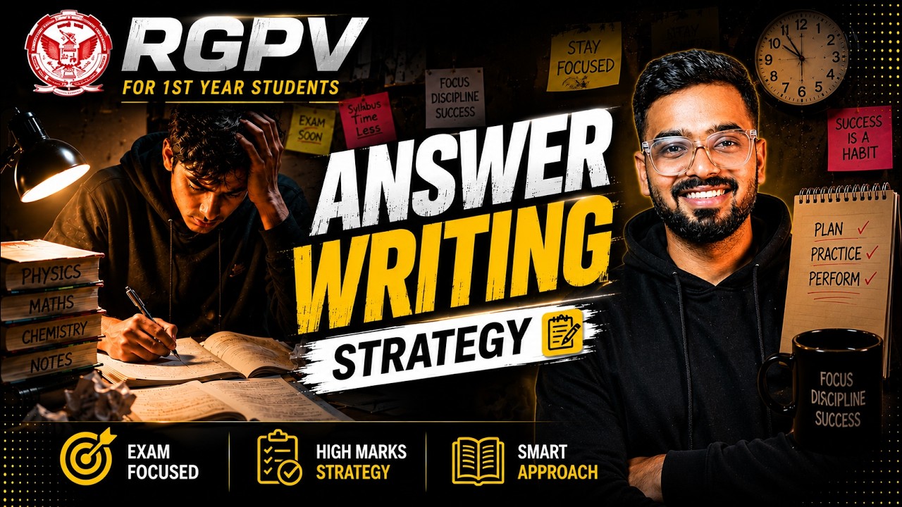 Answer Writing Strategy for RGPV B.Tech Semester Exams | Score More Marks