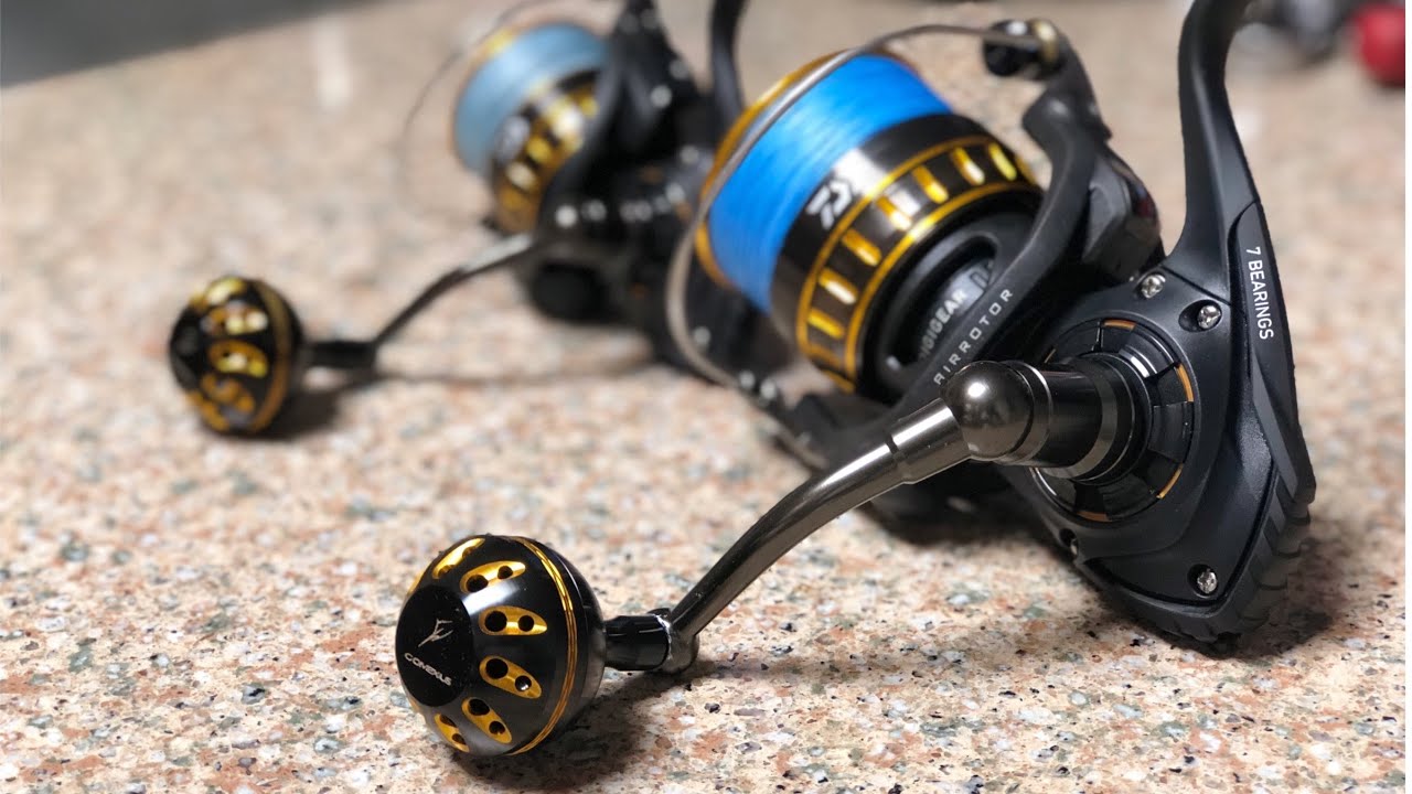 Installed Power Knobs on my Daiwa BG Reels!!!