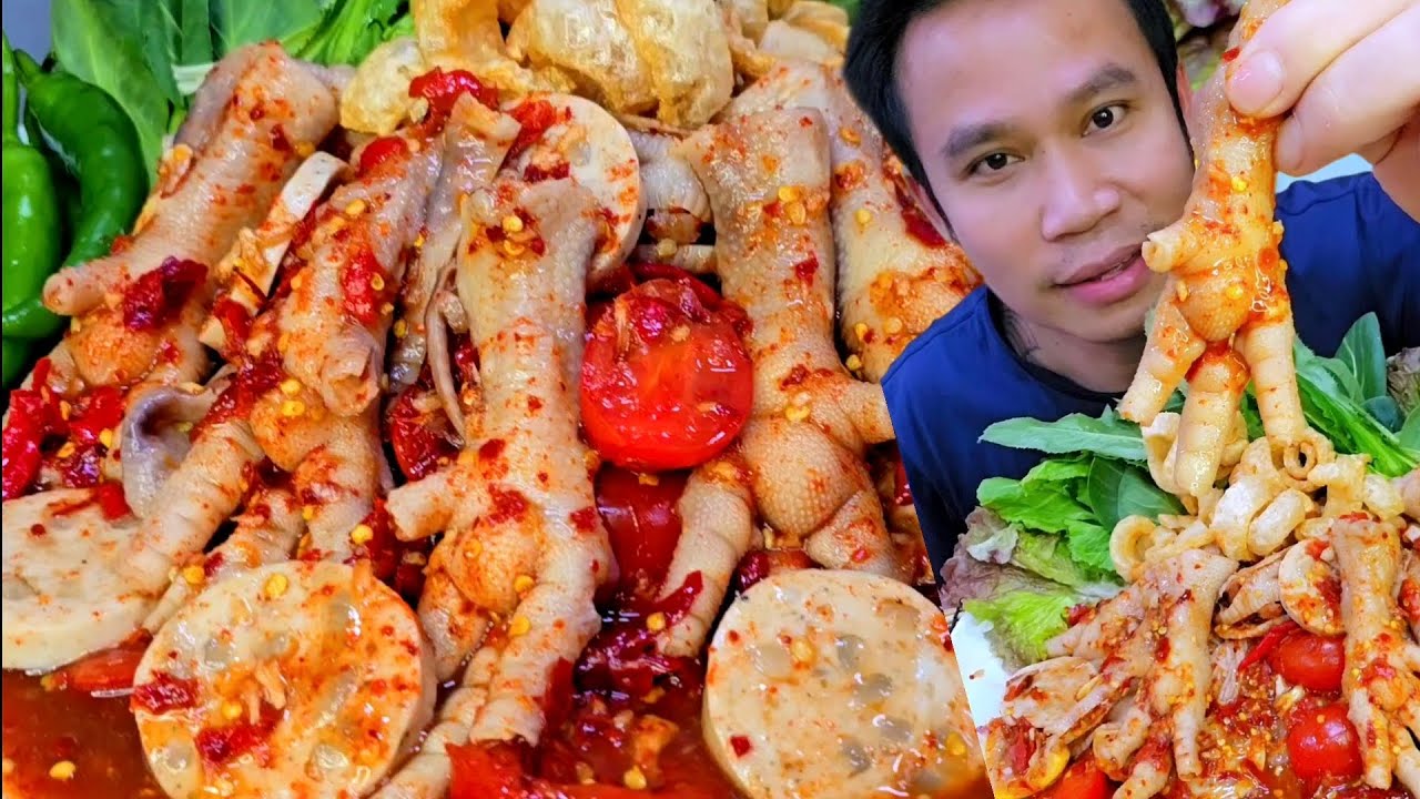 ตำหมูยอ เล็บมือนาง รสจัดๆนัวๆแกล้มผักสดๆแซ่บๆ