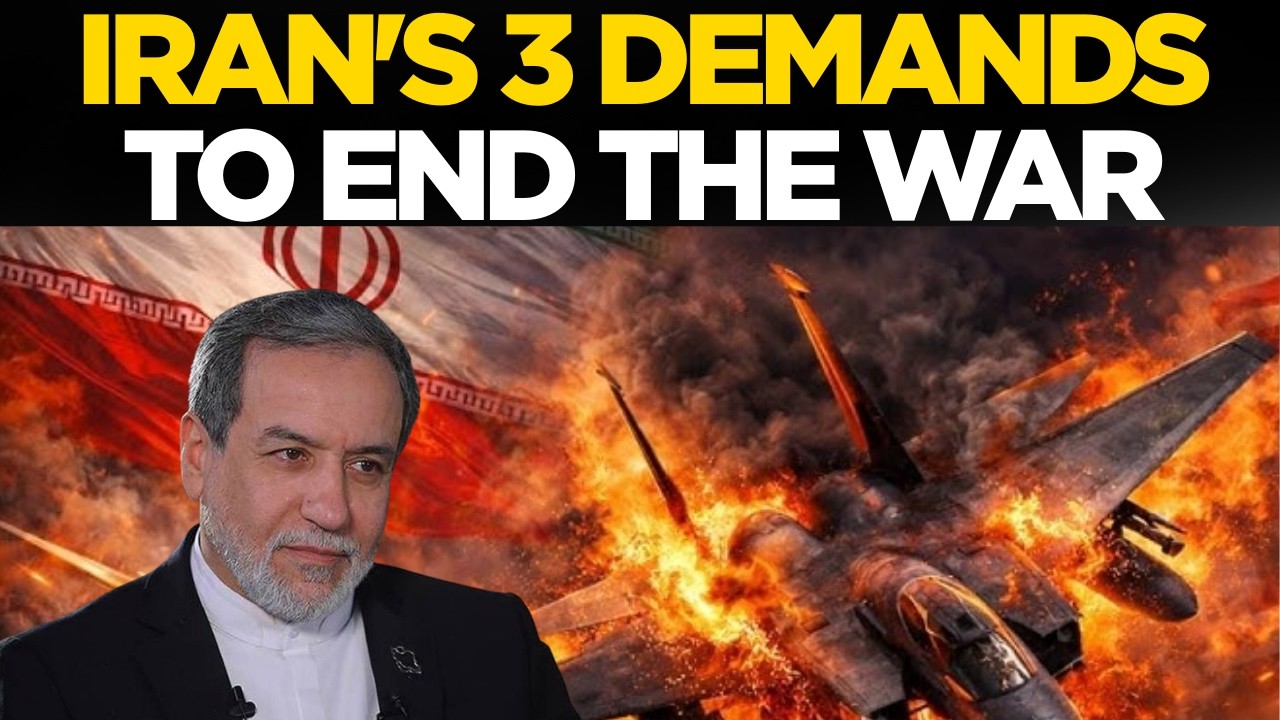 LIVE | IRAN’S 3 DEMANDS TO END WAR! Pezeshkian Breaks Silence on Peace Terms With Israel & US
