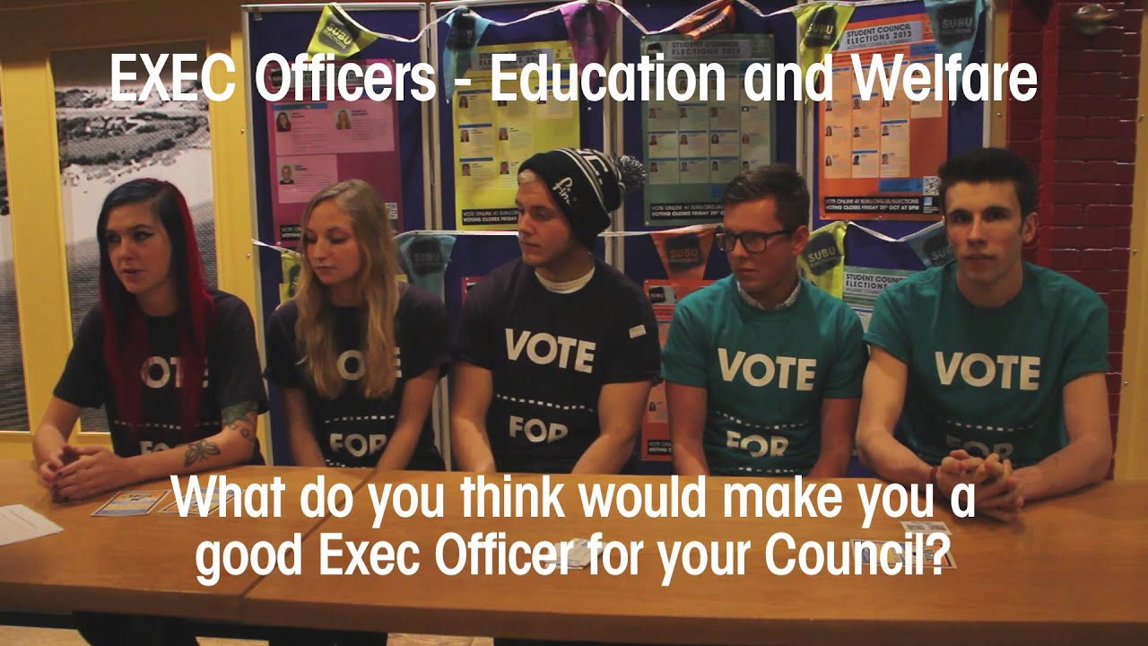 Education & Welfare Executive Officer - Election Candidates Q&A